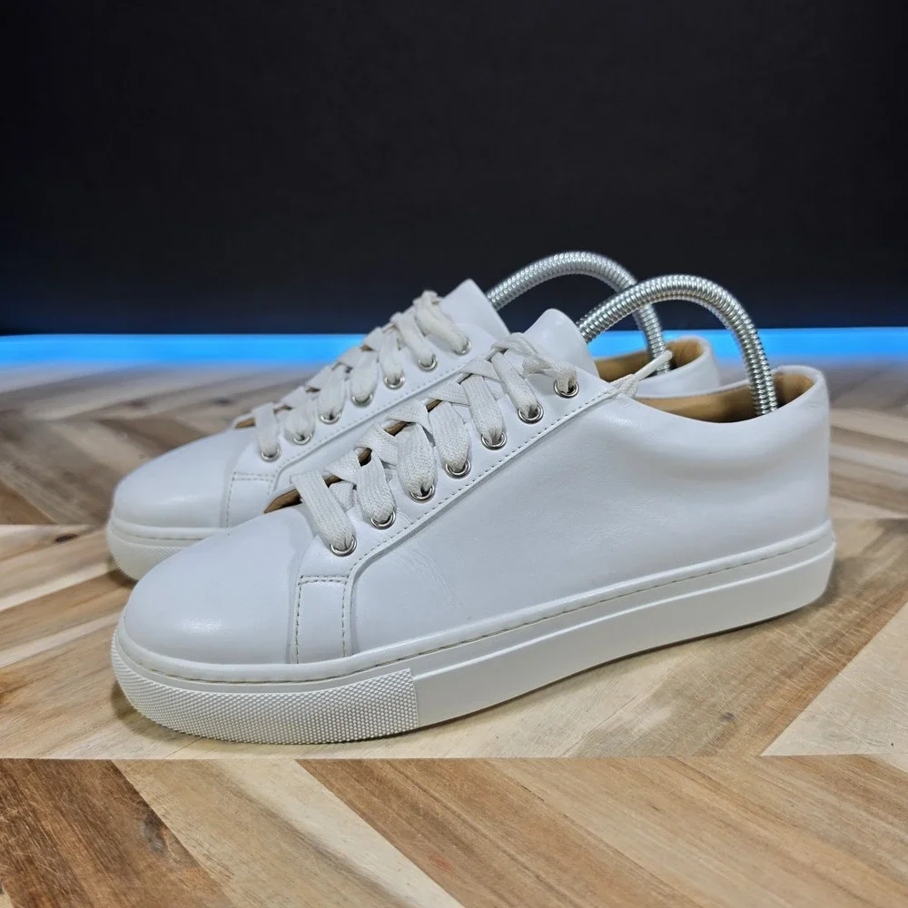 Thursday Boot Co Premier Low Top White Leather Sneakers Men's 8.5 Portugal